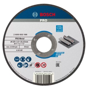 BOSCH TARCZA KORUNDOWA DO METALU 125x2,5
