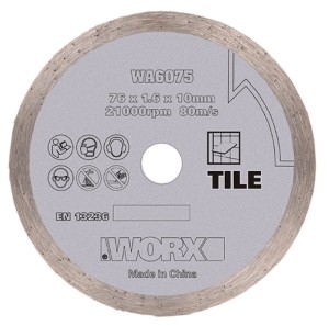 WORX TARCZA DIAMENTOWA 76mm 10 mm