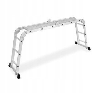 DRABEST Drabina przegubowa uniwersalna wielofunkcyjna 4x3 + podest 125kg