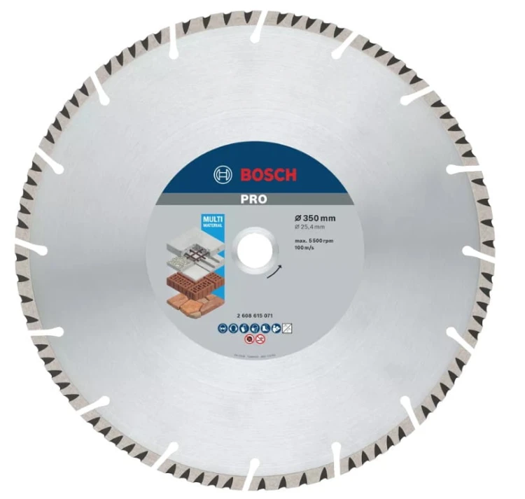 Diamentowa tarcza tnąca Bosch PRO Multi Material 350x25,4 mm 2608615071