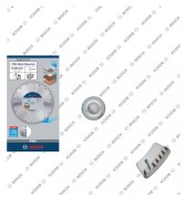 Otwór montażowy 25,4 mm z oznaczeniami parametrów tarczy Bosch PRO Multi Material