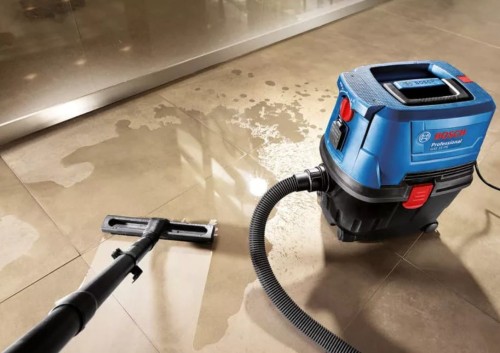 System półautomatycznego oczyszczania filtra SFC w odkurzaczu przemysłowym Bosch GAS 15