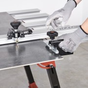 Ręczne cięcie gresu wielkoformatowego przecinarką Raimondi Raizor MK2 Plus