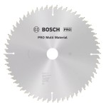 BOSCH TARCZA PIŁA WIDIOWA Multi Material  254 mm 60z  aluminium