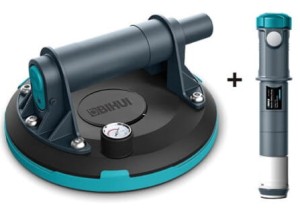 BIHUI Przyssawka z akumulatorem i pompką do płytek 140 kg SCBS8