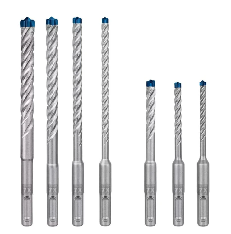 Zestaw 7 wierteł SDS-Plus Bosch EXPERT w rozmiarach 5, 6, 6, 8, 8, 10, 12 mm