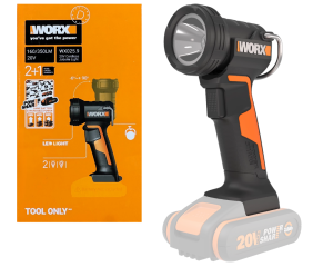 WORX LAMPA LATARKA LED WX025 350 lm