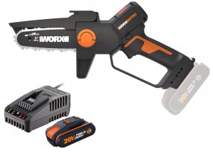 WORX PIŁA ŁAŃCUCHOWA MINIPILARKA AKUMULATOROWA WG325E zestaw