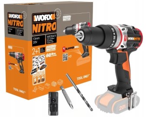 WORX WIERTARKO-WKRĘTARKA AKUMULATOR 60 Nm WX354.9