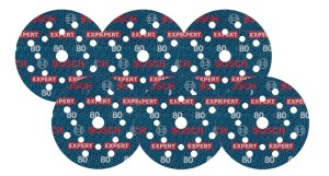 BOSCH TARCZA FOLIA ŚCIERNA EXPERT Foil 125mm 80 drewno blacha farba 6szt