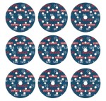 BOSCH TARCZA FOLIA ŚCIERNA EXPERT Foil 125mm blacha farba  80/120/180   9szt