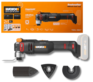 WORX NARZĘDZIE WIELOFUNKCYJNE AKUMULATOROWE 20V WX698.9 