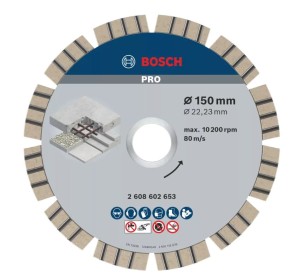 BOSCH TARCZA DIAMENTOWA 150 CONCRETE zbrojenie 1szt