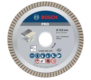 BOSCH TARCZA DIAMENTOWA 125 mm BEST TURBO do płytek