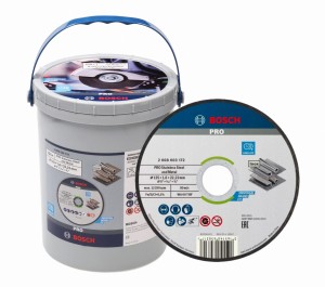 BOSCH TARCZA DO METALU INOX 125 x 1,6 mm (100szt) Wiaderko