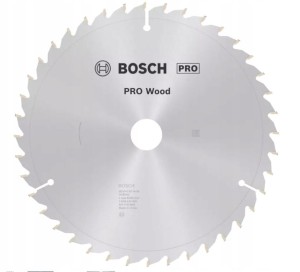 BOSCH TARCZA PIŁA PRO Wood 254 x 30mm 40z długotrwałe cięcie drewna