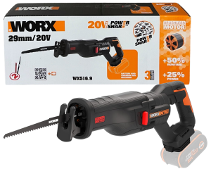 WORX PIŁA SZABLASTA AKUMULATOROWA WX516.9 20V 30mm