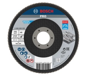 BOSCH TARCZA LISTKOWA LAMELKA DO METALU 125mm G40 szybka stabilna
