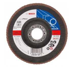 BOSCH TARCZA LISTKOWA LAMELKA DO METALU 125mm G120 Wysoka prędkość usuwania materiału