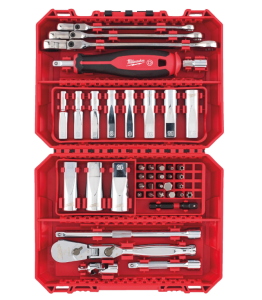 MILWAUKEE ZESTAW GRZECHOTKA NASADKI 1/4 BITY 42 szt.