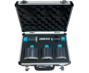 BIHUI Zestaw otwornic diamentowych 5 szt. z walizką M14