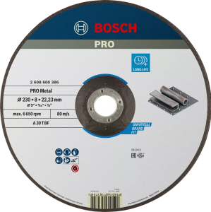 BOSCH TARCZA DO SZLIFOWANIA METALU 230 x 8,0