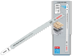 BOSCH BRZESZCZOT T 345 XF do drewna z gwoździami (1szt)