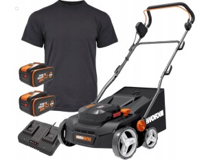 WORX AERATOR / WERTYKULATOR AKUMULATOROWY WG855E W ZESTAWIE