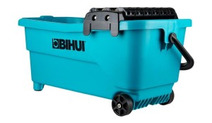 BIHUI Wiadro glazurnicze 19l z rolkami oraz siatką do wyciskania