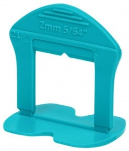 BIHUI Klips do systemu poziomowania płytek 2 mm, 100 szt.