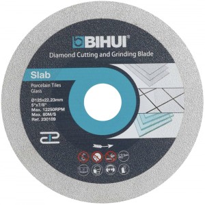 BIHUI Tarcza diamentowa B-CLEAN precyzyjna, do szkła i ceramiki  125 mm