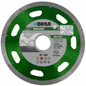 BIHUI Tarcza B-SLIM segmentowa do cięcia płytek - wąska 125 mm