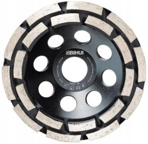 BIHUI Tarcza diamentowa dwurzędowa do szlifowania 125 mm