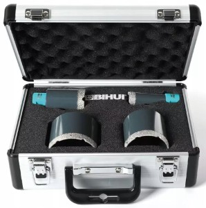 BIHUI Zestaw otwornic diamentowych 4 szt. z walizką M14