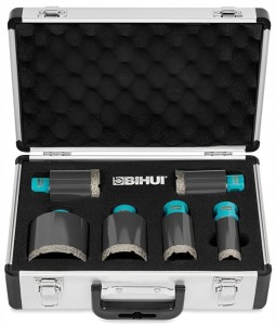 BIHUI Zestaw otwornic diamentowych 6 szt. z walizką M14
