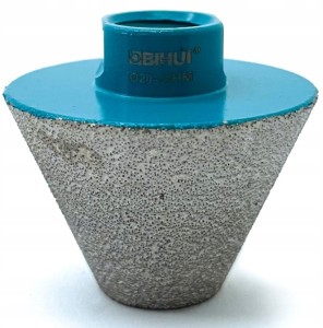 BIHUI Frez diamentowy stożkowy ścięty do pracy na sucho 20-48 mm