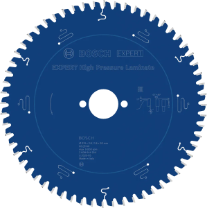 BOSCH TARCZA DO LAMINATU PŁYT HPL TRESPA 210mm 60z