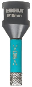 BIHUI Otwornica diamentowa, koronka TURBO do gresu M14, 10 mm