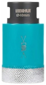 BIHUI Otwornica diamentowa, koronka TURBO do gresu M14, 40 mm