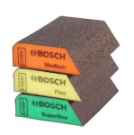 BOSCH GĄBKA SZLIFIERSKA ŚCIERNA ZESTAW PROFI 3 szt EXPERT S470 
