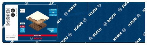 bloczkek ścierny Bosch EXPERT S471 z kolorowymi rdzeniami pianki