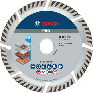 BOSCH TARCZA DIAMENTOWA 150 UNIVERSAL żelbet mur
