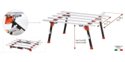 Przesuwne profile aluminiowe w stole Raimondi BIGFOOT XL 394MBOXL01R