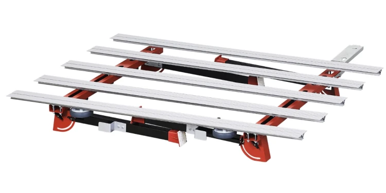 Raimondi BIGFOOT XL 394MBOXL01R - Aluminiowo-stalowy stół do obróbki spieków kwarcowych i gresu wielkoformatowego.