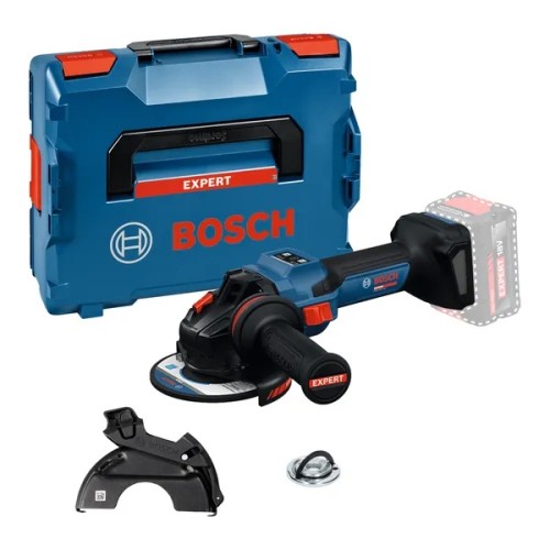 Akumulatorowa szlifierka kątowa 125 mm M14 Bosch EXPERT EXWS18V-15S z walizką transportową