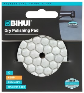BIHUI Mini pad do polerowania na sucho 50 mm, G200