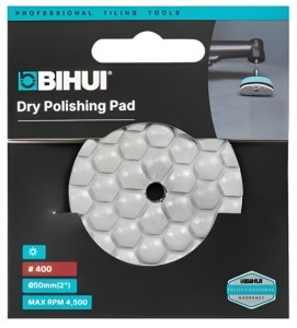 BIHUI Mini pad do polerowania na sucho 50 mm, G400