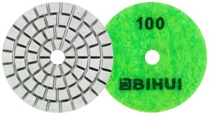 BIHUI Mini pad do polerowania na mokro 50 mm, G100