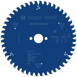 BOSCH TARCZA PIŁA WIDIOWA 165x20 mm 48z DO DREWNA