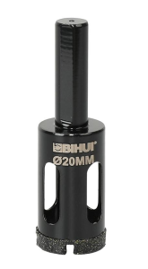 BIHUI Otwornica diamentowa do pracy na mokro, do wiertarki, 20 mm 